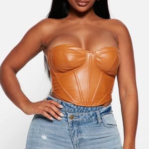 Fashion Nova Jade Faux Leather Busier